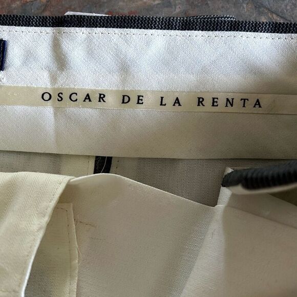 Oscar De La Renta 36x30 Wool Blend Dress Pants Comfort Stretch - Picture 5 of 12